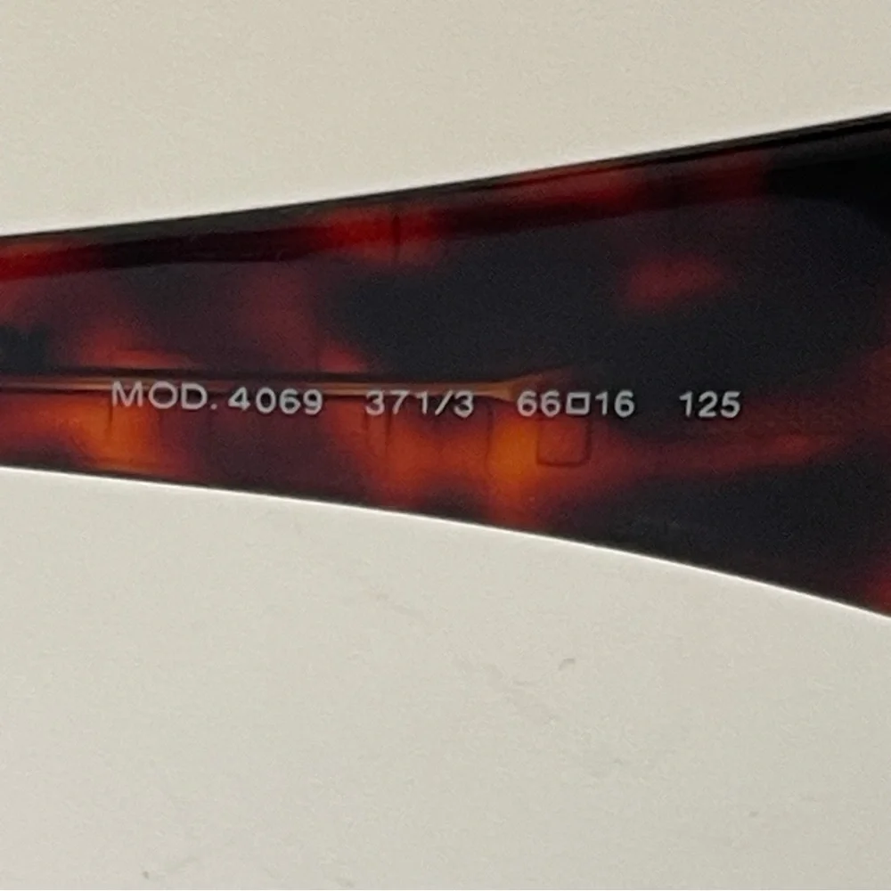 VERSACE  Y2K sunglasses wrapped around brown